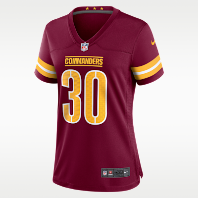 Jersey de fútbol americano Nike de la NFL Game para mujer Austin Ekeler Washington Commanders