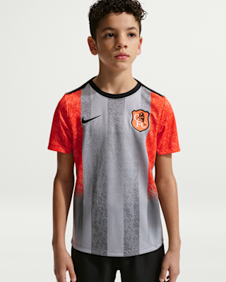 Детские шорты Chelsea FC Academy Pro SE Big Kids' Nike Dri-FIT Soccer Pre-Match Short-Sleeve Top