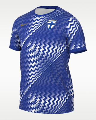 Мужские шорты Finland Nike Dri-FIT Soccer Pre-Match Short-Sleeve Top