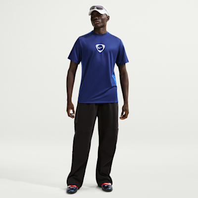 Nike Academy+ Dri-FIT Kısa Kollu Erkek Futbol Üstü görsel 4