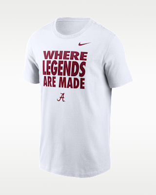 Мужская футболка Alabama Sideline Slogan Nike Dri-FIT College Long-Sleeve