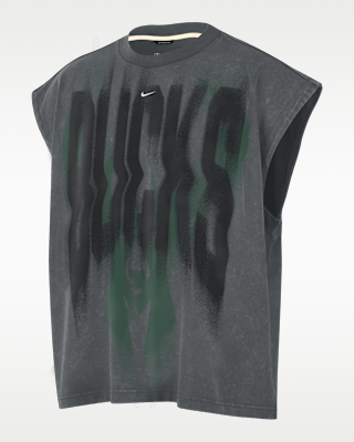 Мужские  Milwaukee Bucks Standard Issue Nike Sleeveless Basketball Top для баскетбола