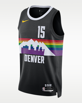 Мужские джерси Nikola Jokić Denver Nuggets City Edition Nike NBA Swingman Jersey