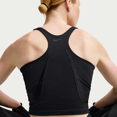 Nike Pro Sculpt Orta Destekli Pedli Kadın Spor Sütyenli Atlet görsel 2