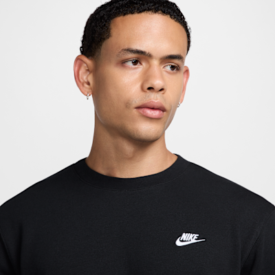 Nike Club Fransız Havlu Kumaşı Erkek Crew Üstü görsel 3