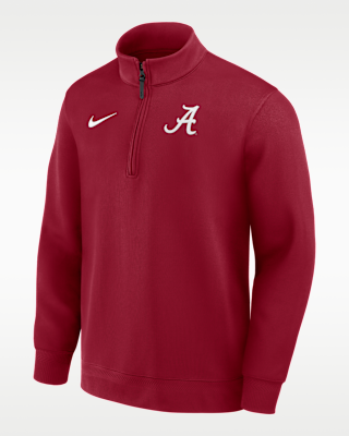 Мужские  Alabama Coaches Nike Dri-FIT College Long-Sleeve 1/2-Zip Top