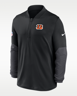 Мужские  Cincinnati Bengals Feel The Pressure Nike Dri-FIT NFL 1/2-Zip Top