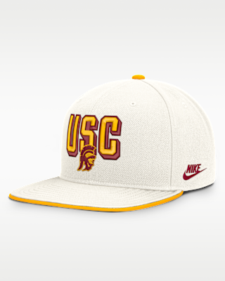 Мужские USC Legacy Letter Mascot Pro Nike Dri-FIT College Adjustable Hat