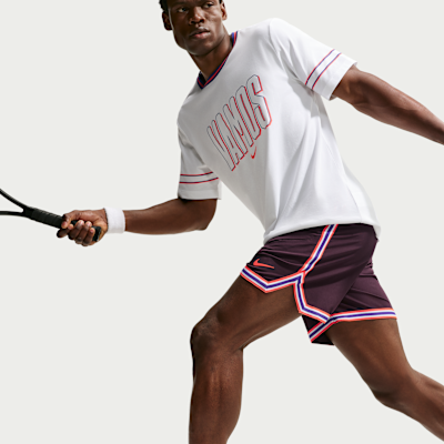 NikeCourt Slam Dri-FIT Erkek Tenis Şortu görsel 4
