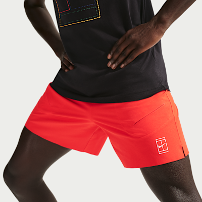 NikeCourt Advantage Dri-FIT 15 cm Erkek Tenis Şortu görsel 4
