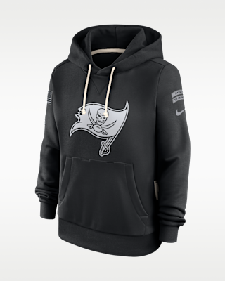 Женское худи Tampa Bay Buccaneers Salute to Service Sideline Nike Dri-FIT NFL Pullover Hoodie