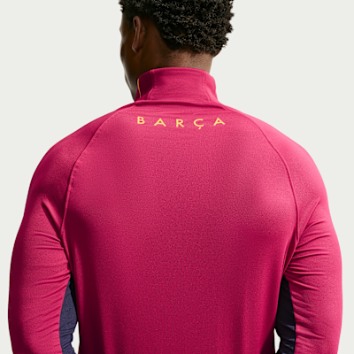 Nike FC Barcelona Strike Nike Dri-FIT Örgü Erkek Futbol Antrenman Üstü görsel 2