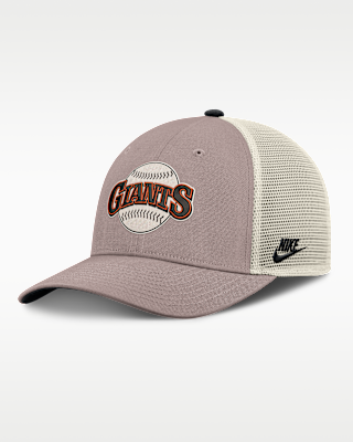 Мужские San Francisco Giants Cooperstown Rise Nike MLB Adjustable Trucker Hat