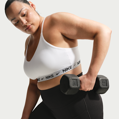 Nike Indy Hafif Destekli Pedli Ayarlanabilir Kadın Spor Sütyeni (Büyük Beden) görsel 3