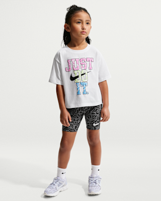 Детские шорты Nike Lace It Up Little Kids' 2-Piece Bike Shorts Set