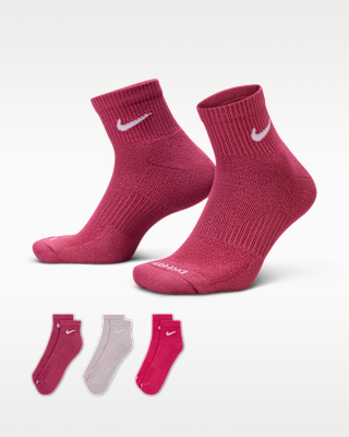 Unisex носки Nike Everyday Plus Cushioned Training Ankle Socks (3 Pairs) для тренировок