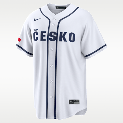 Czech Republic National Baseball Team 2026 World Baseball Classic Men's Nike Stadium Jersey