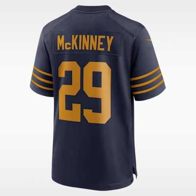 Jersey Nike de la NFL Game para hombre Xavier McKinney Green Bay Packers
