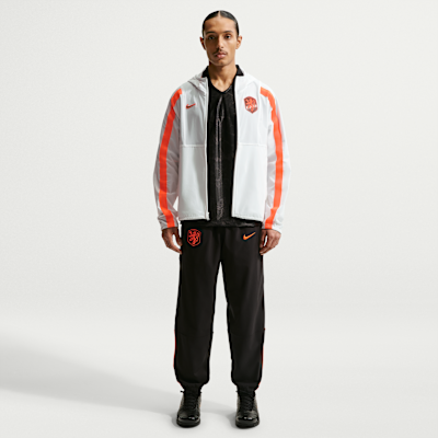 Nike Hollanda Energy Nike Dri-FIT Dokuma Erkek Futbol Ceketi görsel 4