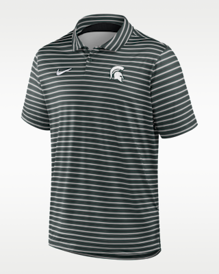 Мужские  Michigan State Tour Stripe Nike Dri-FIT College Polo