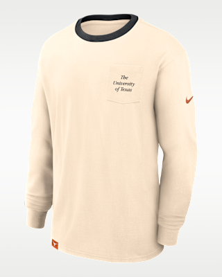 Мужская футболка Texas Athletic Prep Max90 Pocket Logo Nike College Long-Sleeve