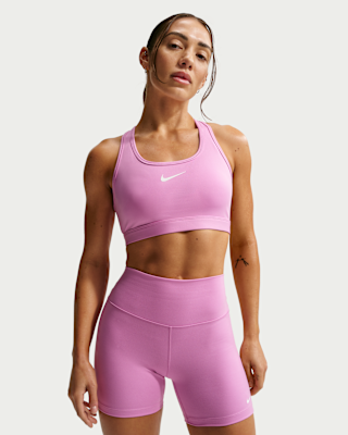 Женские Nike Swoosh Medium-Support Non-Padded Sports Bra