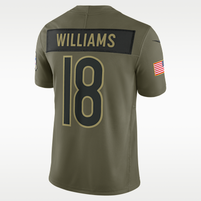 Caleb Williams Chicago Bears Salute to Service Men's Nike Dri-FIT NFL Limited Jersey