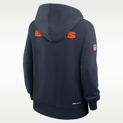 Chicago Bears Sideline Women's Nike Dri-FIT NFL Pullover Hoodie