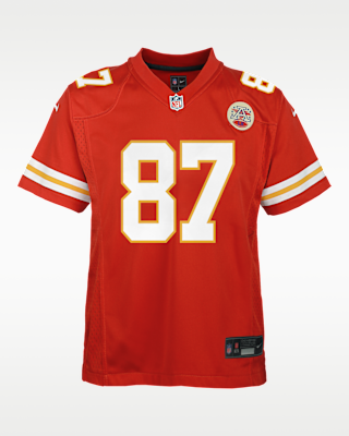 Детские джерси Travis Kelce Kansas City Chiefs Big Kids' Nike NFL Game Jersey