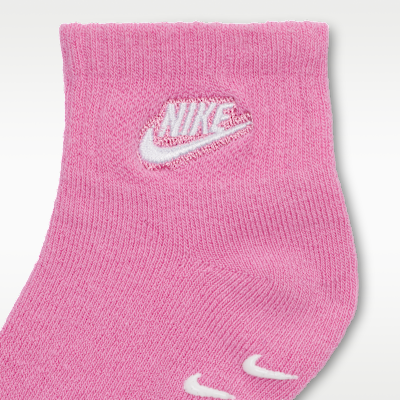 Calcetines con agarre con logotipo para bebé (4 pares) (3 a 6 meses) Nike