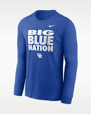 Мужская футболка Kentucky Sideline Slogan Nike Dri-FIT College Long-Sleeve