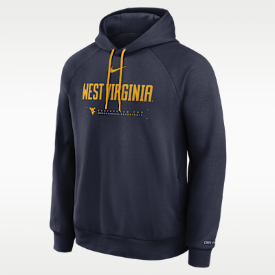West Virginia Courtside Basketball Practice Men's Nike Dri-FIT Pullover Hoodie