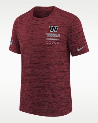 Детская футболка Washington Commanders Sideline Velocity Big Kids' Nike Dri-FIT NFL