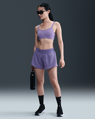 Женские шорты Nike One Dri-FIT Mid-Rise 3" Brief-Lined Shorts