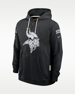 Мужское худи Minnesota Vikings Salute to Service Sideline Nike Dri-FIT NFL Pullover Hoodie