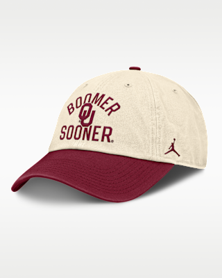 Женские  Oklahoma Primetime 2-Tone Club Jordan Brand College Adjustable Hat