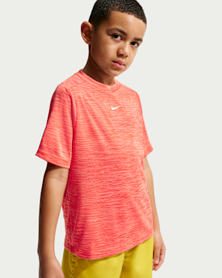 Детские шорты Nike Multi Big Kids' Dri-FIT Short-Sleeve Top