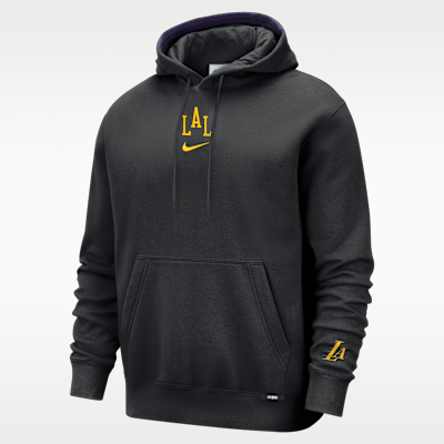 Sudadera con gorro Club Fleece Nike de la NBA Los Angeles Lakers City Edition - Hombre