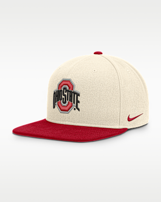 Мужские Ohio State Campus Prep Nike Dri-FIT College Adjustable Hat