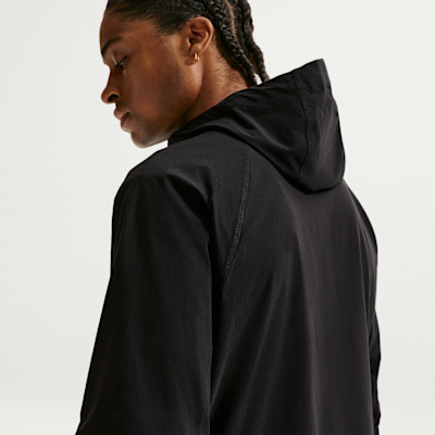 Nike Inter Milan Tech Windrunner Nike Tam Boy Fermuarlı Dokuma Erkek Futbol Ceketi görsel 2