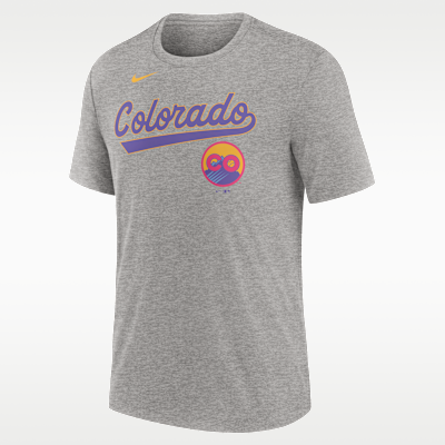 Playera Nike de la MLB para hombre Colorado Rockies City Connect