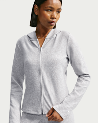 Женские Nike Sportswear Chill Knit Slim Long-Sleeve Full-Zip Top