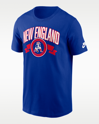 Мужская футболка New England Patriots Rewind Front And Back Hit Essential Nike NFL