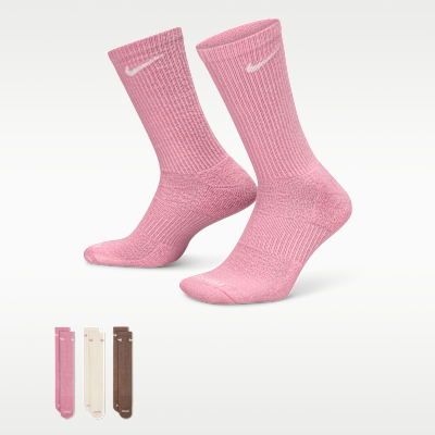Nike Everyday Plus Cushioned Training Crew Socks (3 Pairs)