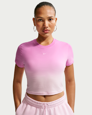 Женская футболка Nike Sportswear Chill Knit Slim Cropped