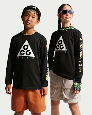 Детская футболка Nike ACG Big Kids' Dri-FIT Long-Sleeve
