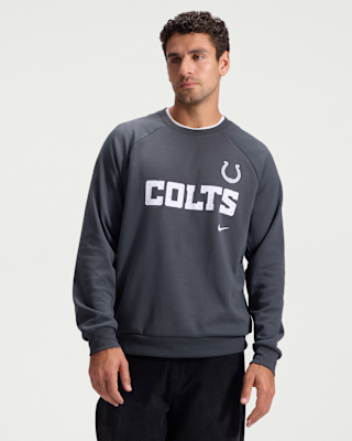 Мужские  Indianapolis Colts Rivalries Collection Primary Nike Dri-FIT NFL Pullover Crew