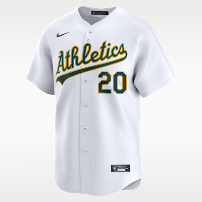 Jersey Nike Dri-FIT ADV de la MLB Limited para hombre Zack Gelof Athletics