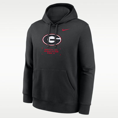 Georgia Club Basketball 2-Hit Men's Nike College Pullover Hoodie