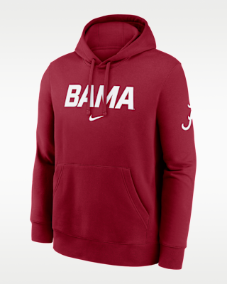 Мужское худи Alabama Club 2-Hit Nickname Nike College Pullover Hoodie